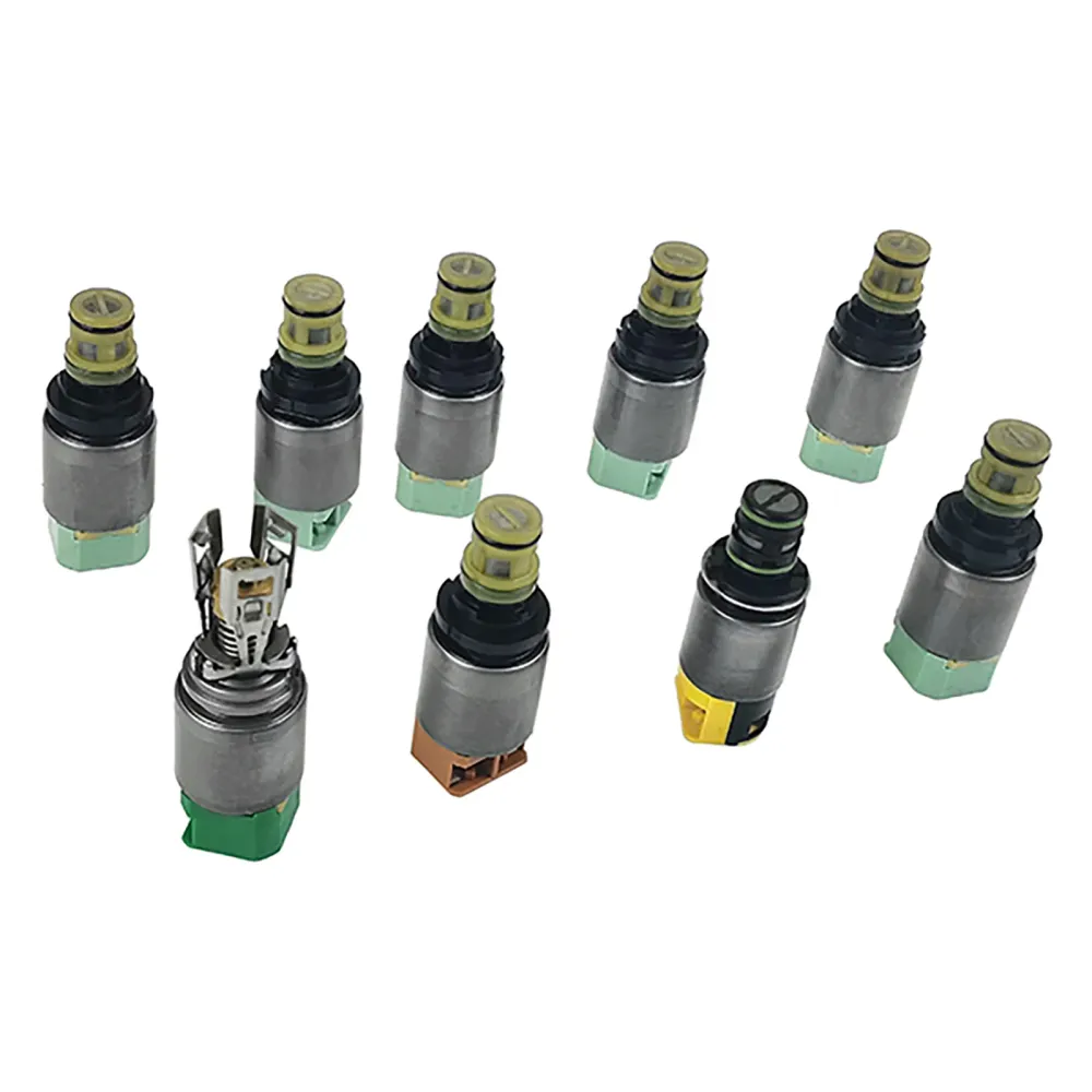 9PCS 8HP51 GA8X51CZ 8X51 8L51 8-växlad växellåda solenoidsats för BMW