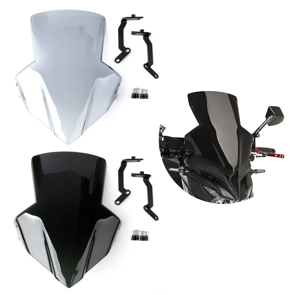 ABS-plast vindruta vindrutesköld med konsol för Honda CB650F 2014-2017 Generic