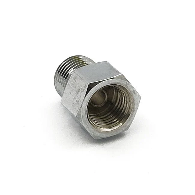 Adapter Bromsslang 1/8" NPT till 3/8"-24 Inverted Flare Rak