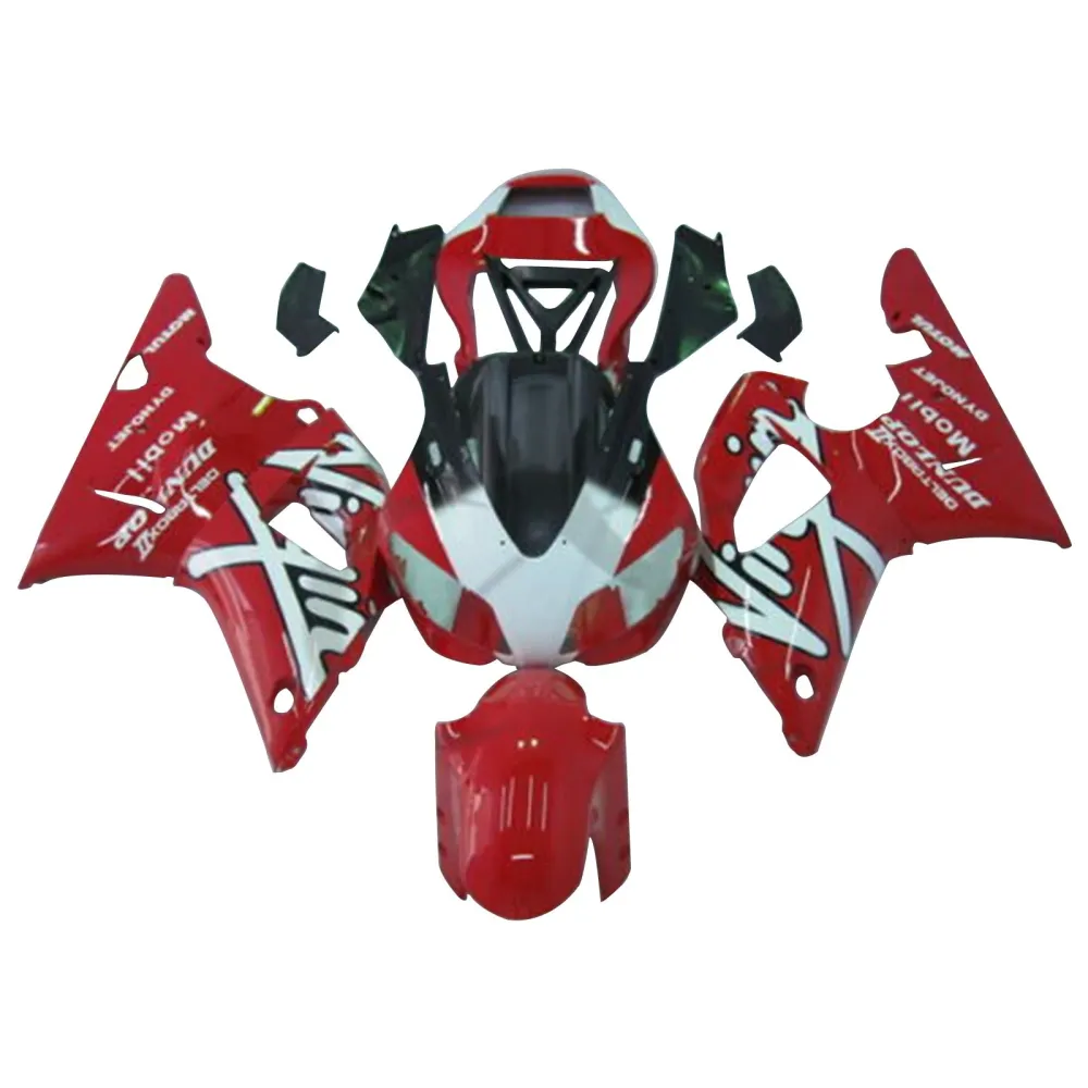 1998-1999 YAMAHA YZF R1 YZF-R1 AMOTOPART Rödinjektion Mold Fairing Bodywork Kit #16