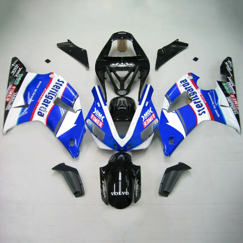 2000-2001 YAMAHA YZF 1000 R1 Injektion Fairing Kit Bodywork Plastic ABS #110 Amotopart
