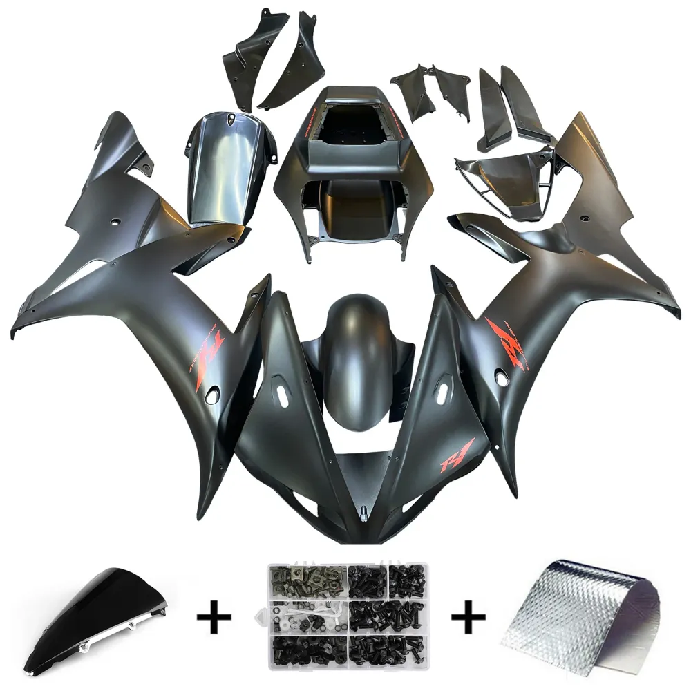 2002-2003 YAMAHA YZF 1000 R1 Injektion Fairing Kit Bodywork Plastic ABS #112 Amotopart