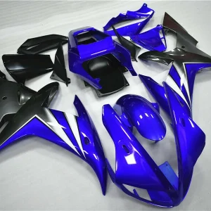 2002-2003 Yamaha YZF R1 Fairing Gloss Blue Kit Amotopart