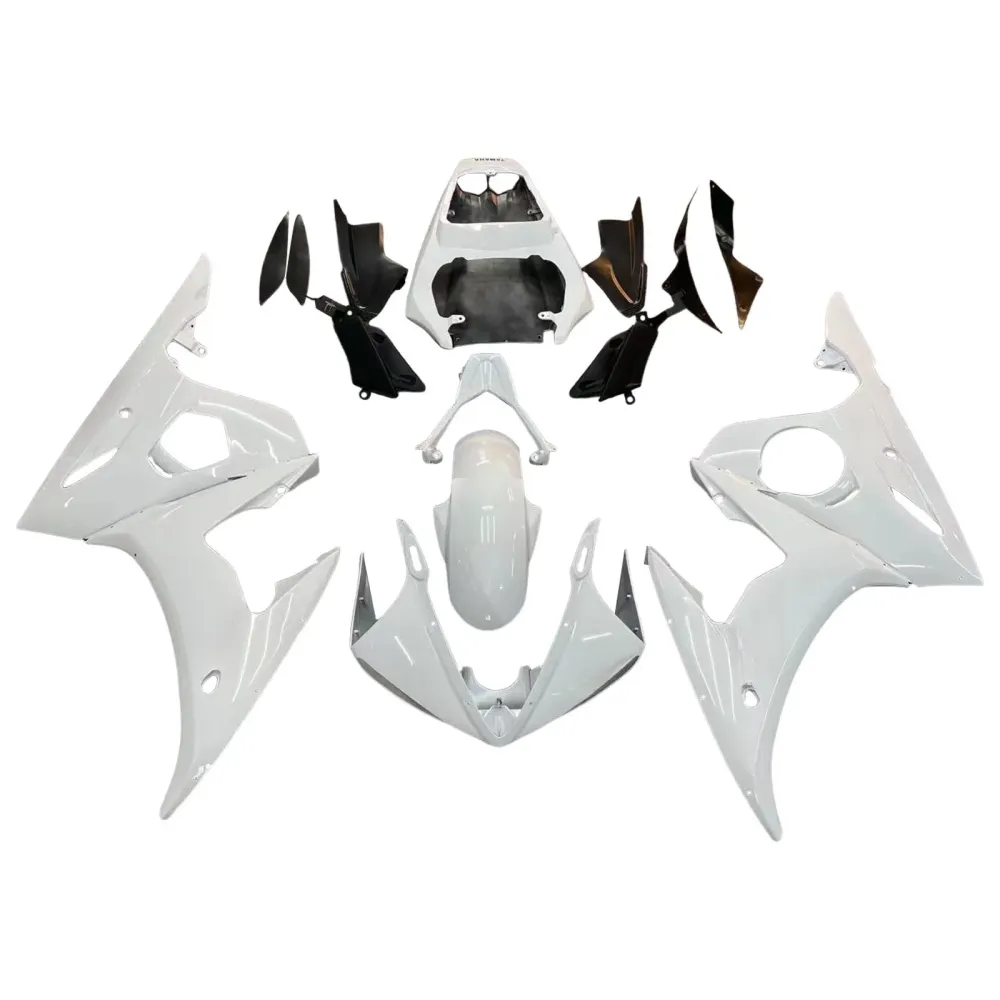 2003-2004 Yamaha R6 & 2006-2009 YZF R6S Kåpa Vit Kit Amotopart