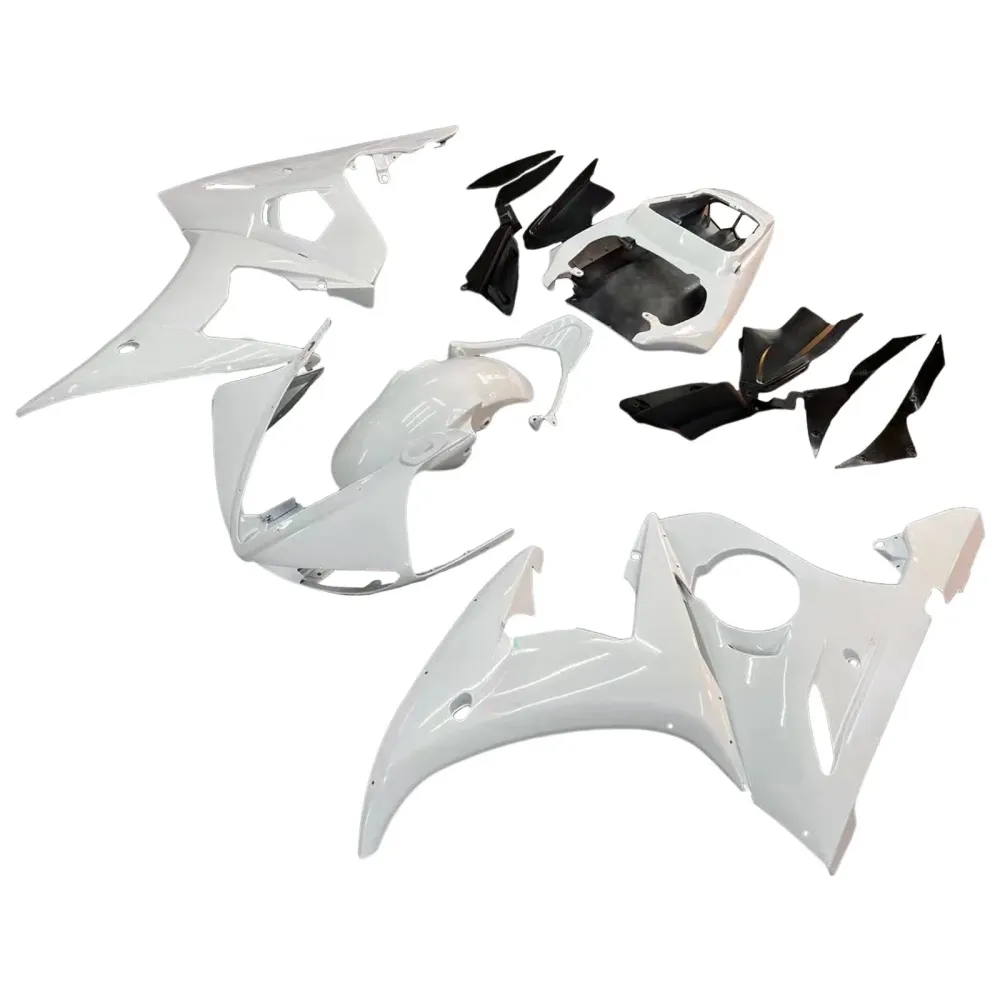 2003-2004 Yamaha R6 & 2006-2009 YZF R6S Kåpa Vit Kit Amotopart