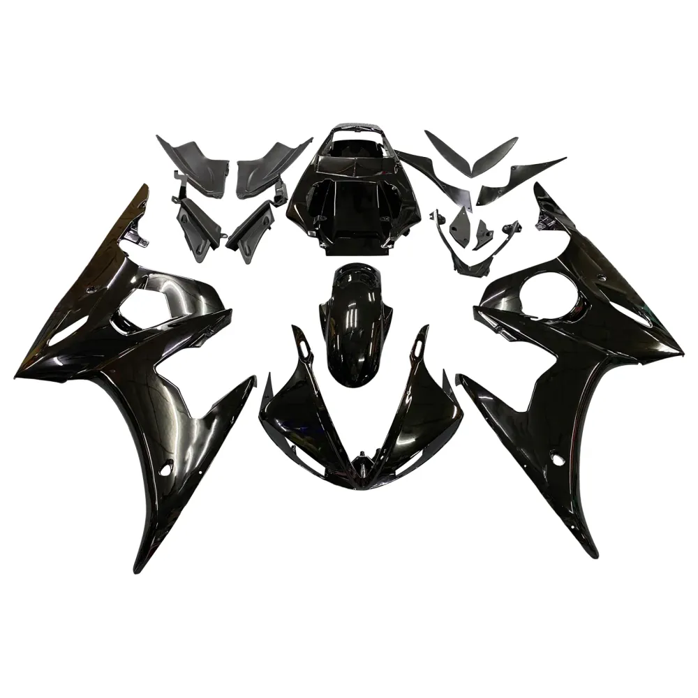 2003-2004 Yamaha R6 & 2006-2009 YZF R6S Kåpa G-Svart Kit Amotopart