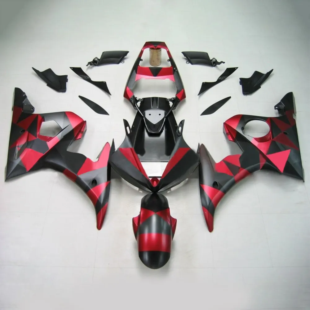 2003-2004 YAMAHA YZF 600 R6 2006-2009 R6S Injection Fairing Kit Bodywork Plastic ABS #157 Amotopart