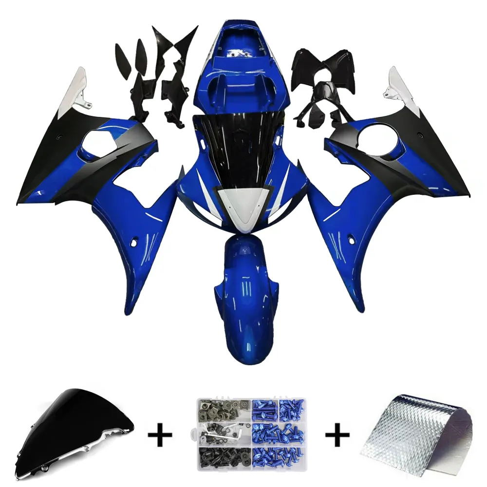 2003-2004 YAMAHA YZF 600 R6/R6S Injektionsmässa Kit Bodywork Plastic ABS #156 Amotopart