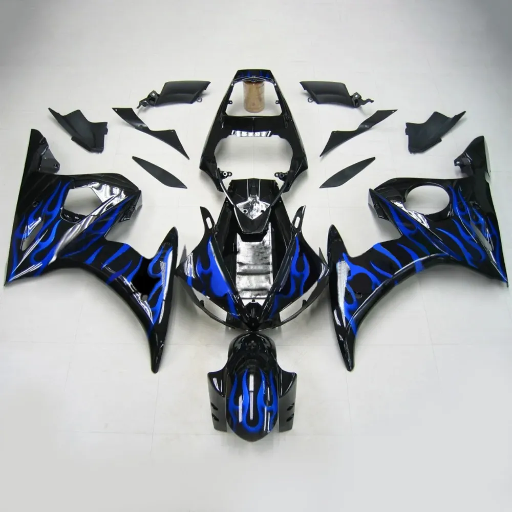2003-2004 YAMAHA YZF 600 R6 R6S injektionsmässa kit Bodywork Plastic ABS #158 Amotopart