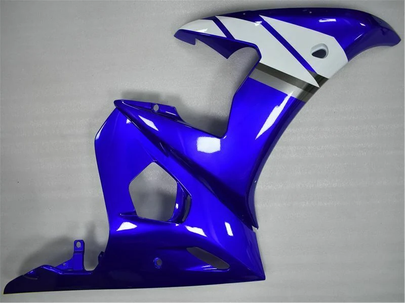 2003-2004 Yamaha YZF R6 Fairing Blue White Kit Amotopart