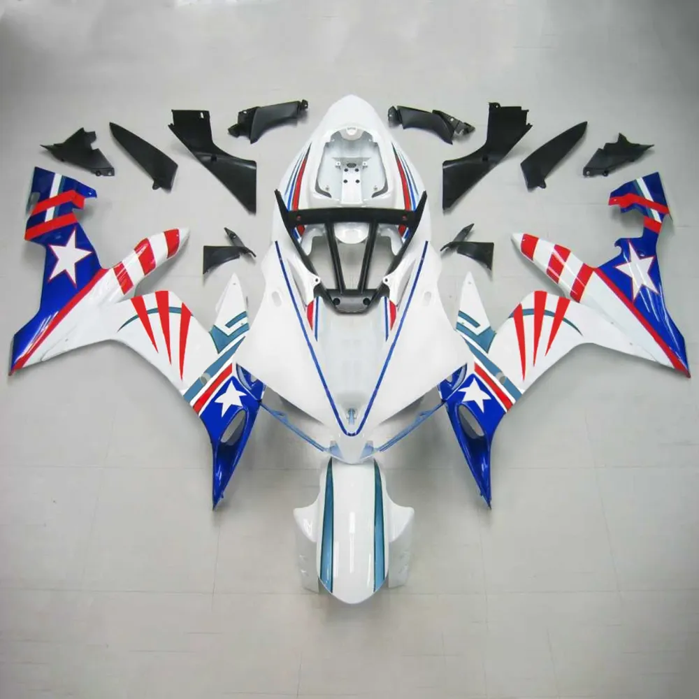 2004-2006 YAMAHA YZF 1000 R1 AMOTOPART INJECTION FAIRING KIT BOODYWORK ABS #119