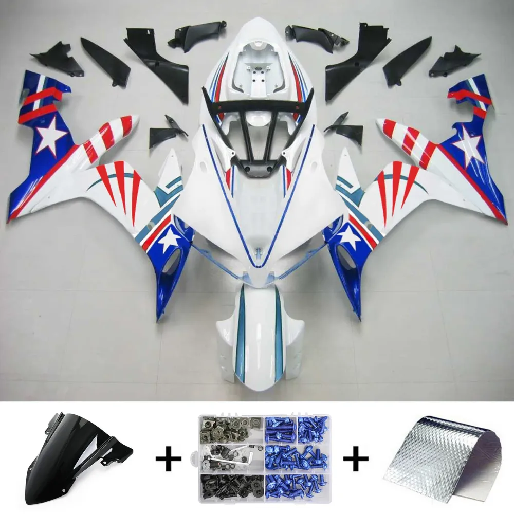 2004-2006 YAMAHA YZF 1000 R1 AMOTOPART INJECTION FAIRING KIT BOODYWORK ABS #119