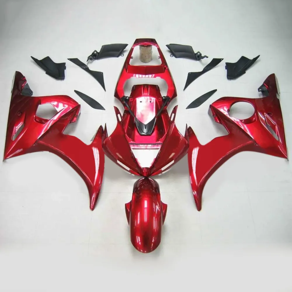 2005 Yamaha YZF 600 R6 Injektion Fairing Kit Bodywork Plastic ABS #119 Amotopart