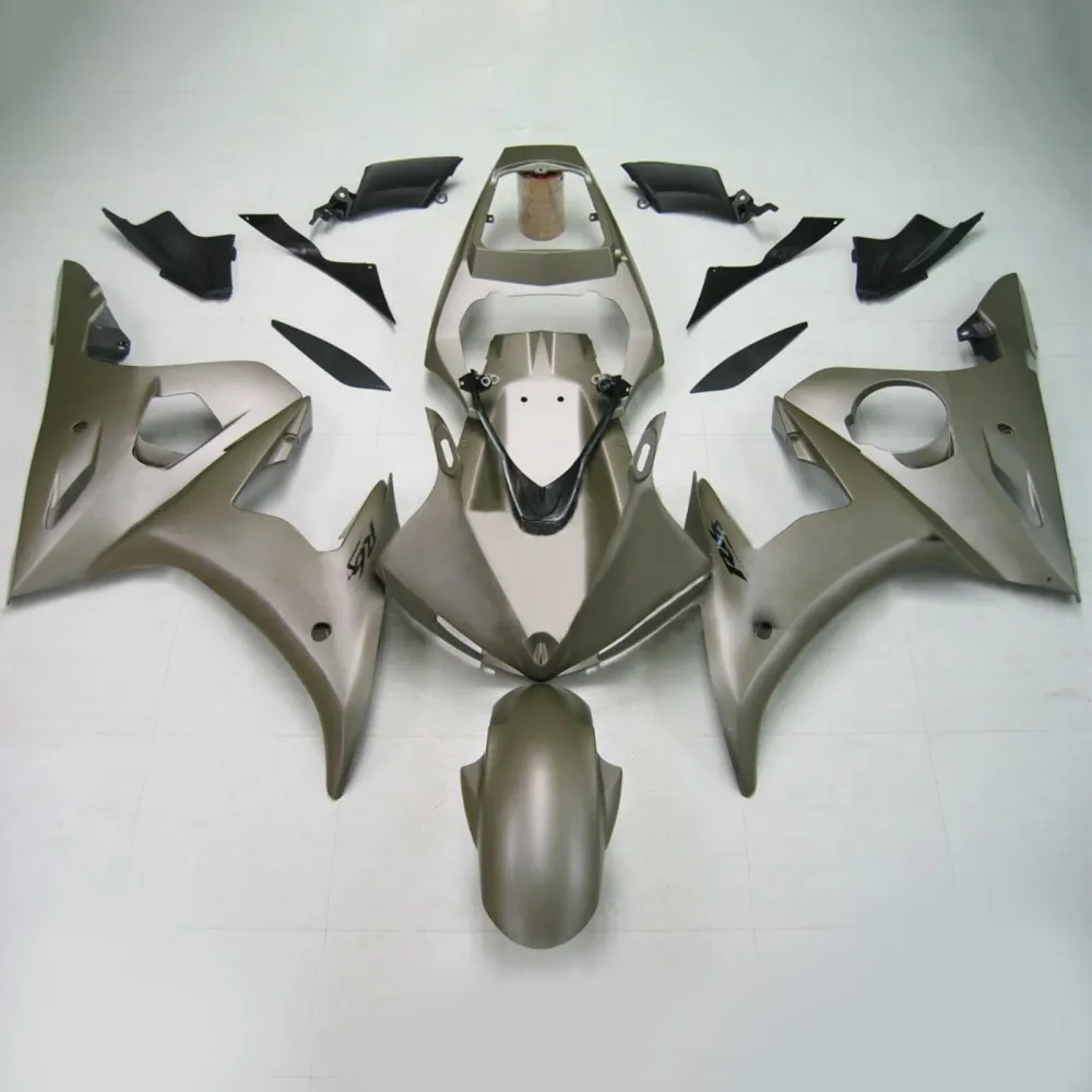 2005 Yamaha YZF 600 R6 Injektion Fairing Kit Bodywork Plastic ABS #148 Amotopart