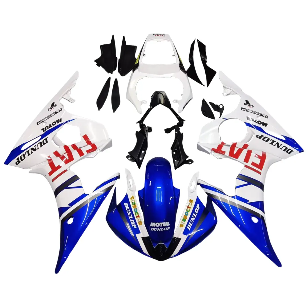 2005 Yamaha YZF 600 R6 Injektion Fairing Kit Bodywork Plastic ABS #1 Amotopart