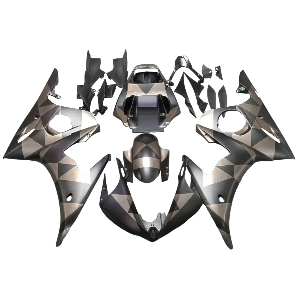 2005 Yamaha YZF 600 R6 Injektion Fairing Kit Bodywork Plastic ABS #144 Amotopart