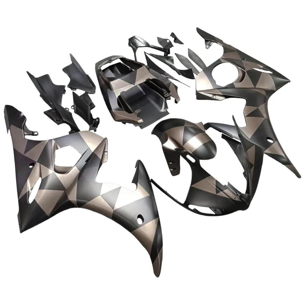 2005 Yamaha YZF 600 R6 Injektion Fairing Kit Bodywork Plastic ABS #144 Amotopart
