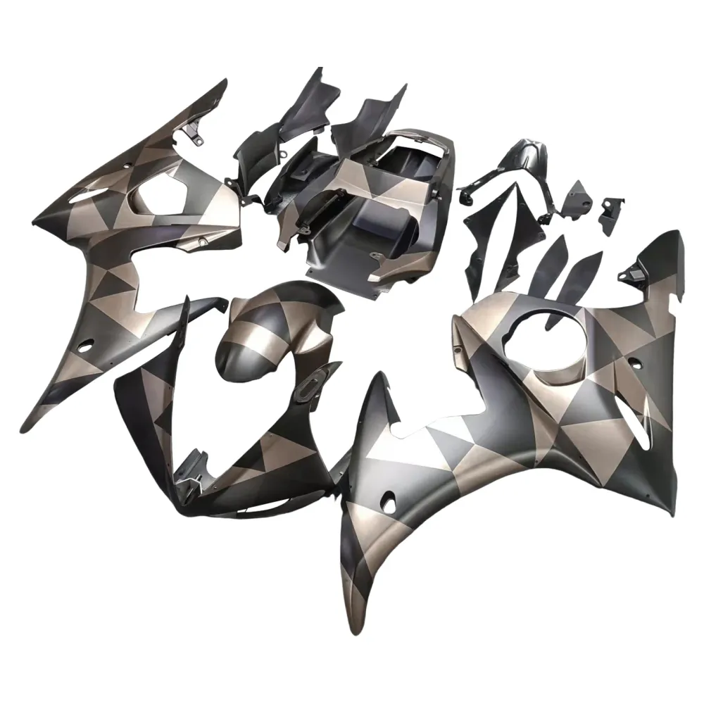 2005 Yamaha YZF 600 R6 Injektion Fairing Kit Bodywork Plastic ABS #144 Amotopart