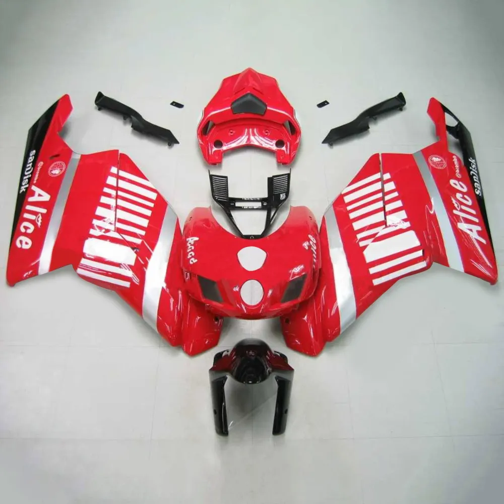 2005-2006 Ducati 999 749 Amotopart Fairing Kit Bodywork ABS #103