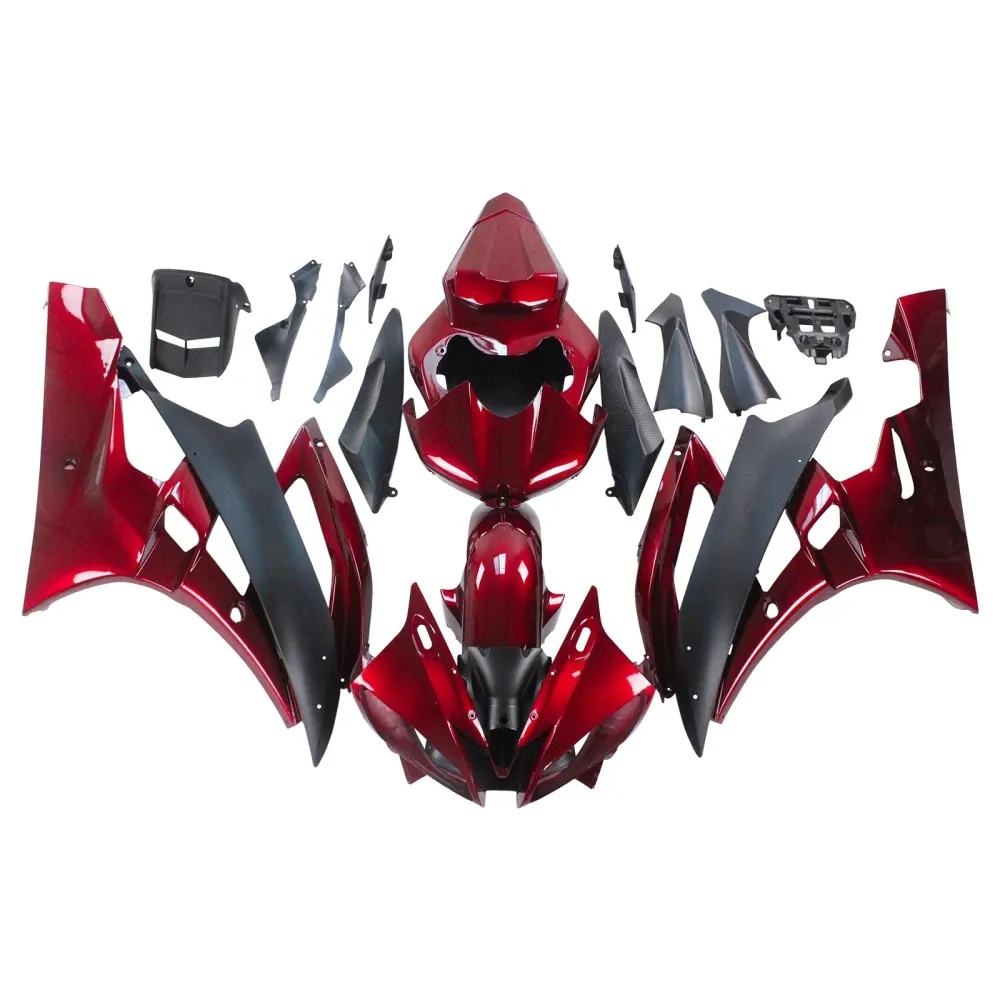 2006-2007 YAMAHA YZF 600 R6 AMOTOPART INJECTION FAIRING KIT BOODYWORK PLAX ABS #108