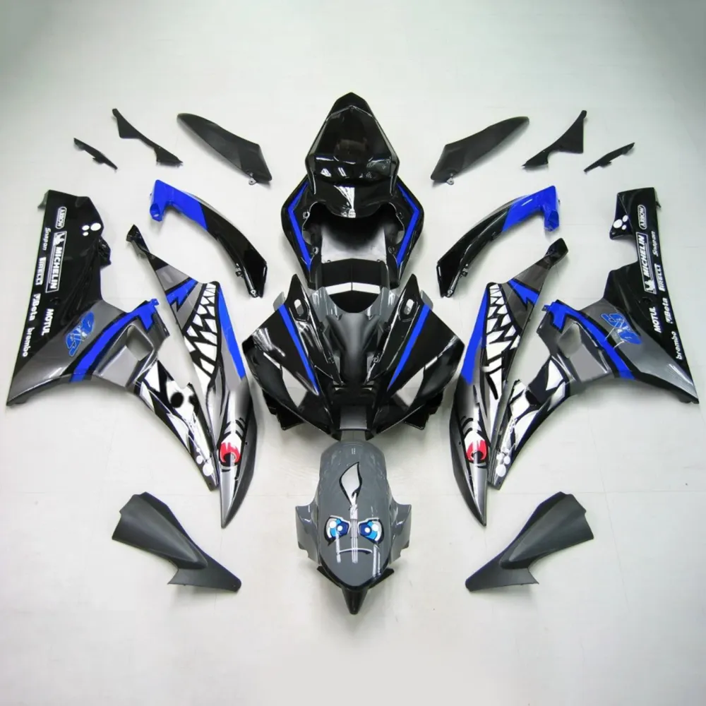 2006-2007 YAMAHA YZF 600 R6 AMOTOPART INJEKTION FAIRING KIT BOODYWORK ABS #136