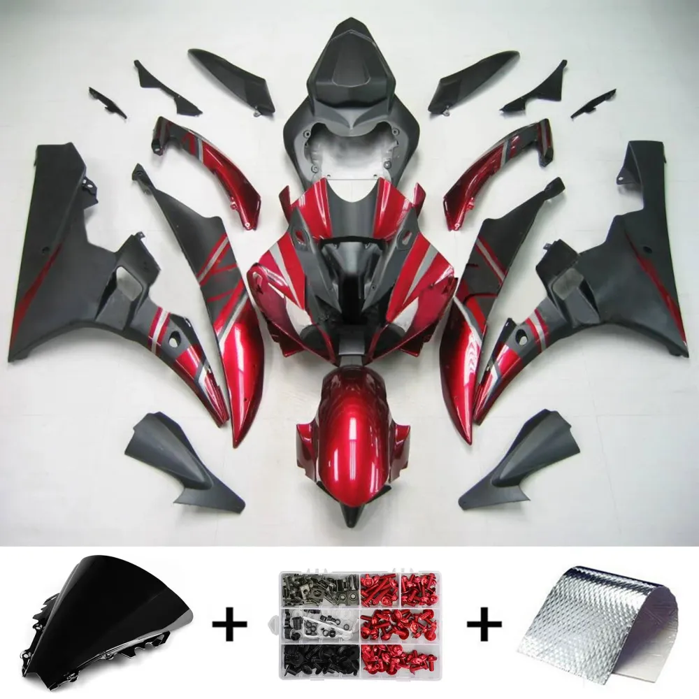 2006-2007 YAMAHA YZF 600 R6 AMOTOPART INJEKTION FAIRING KIT BOODYWORK PLAX ABS #134
