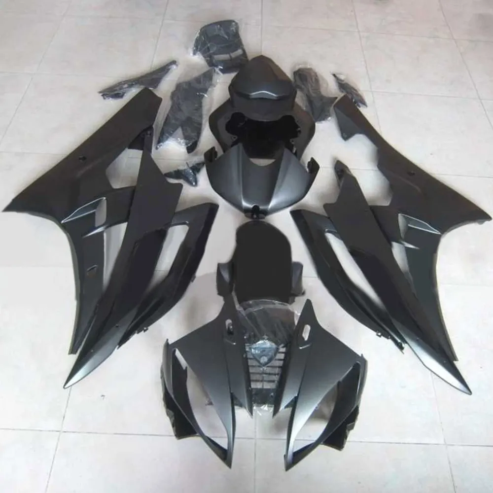 2006-2007 YAMAHA YZF 600 R6 Injektionsmässa Kit Kroppsarbete Plastic ABS #102 Amotopart