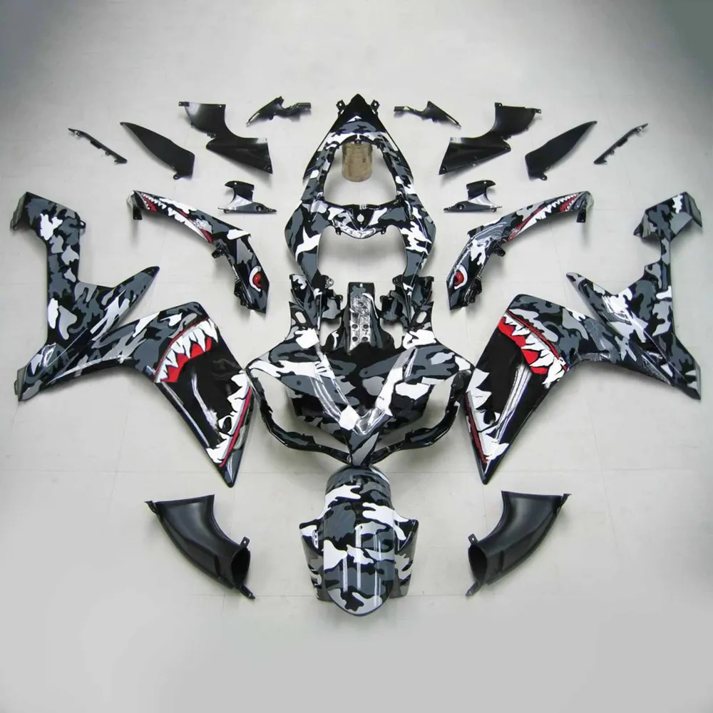2007-2008 YAMAHA YZF 1000 R1 injektionsmässa kit Bodywork Plastic ABS #121 Amotopart