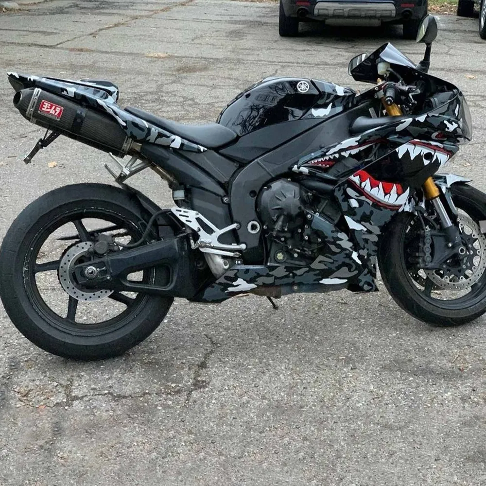 2007-2008 YAMAHA YZF 1000 R1 injektionsmässa kit Bodywork Plastic ABS #121 Amotopart