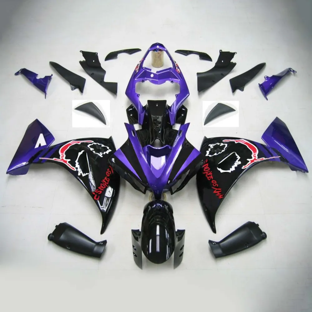 2009-2011 YAMAHA YZF 1000 R1 Injektion Fairing Kit Bodywork Plastic ABS #123 Amotopart