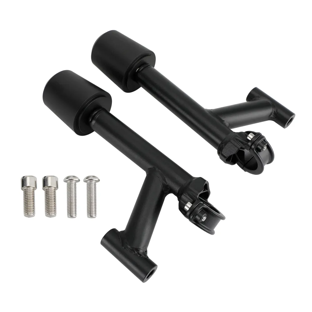 CNC Anti-Crash Frame Sliders Protector Black Fit för RC390 RC 390 2022-2023 Amotopart