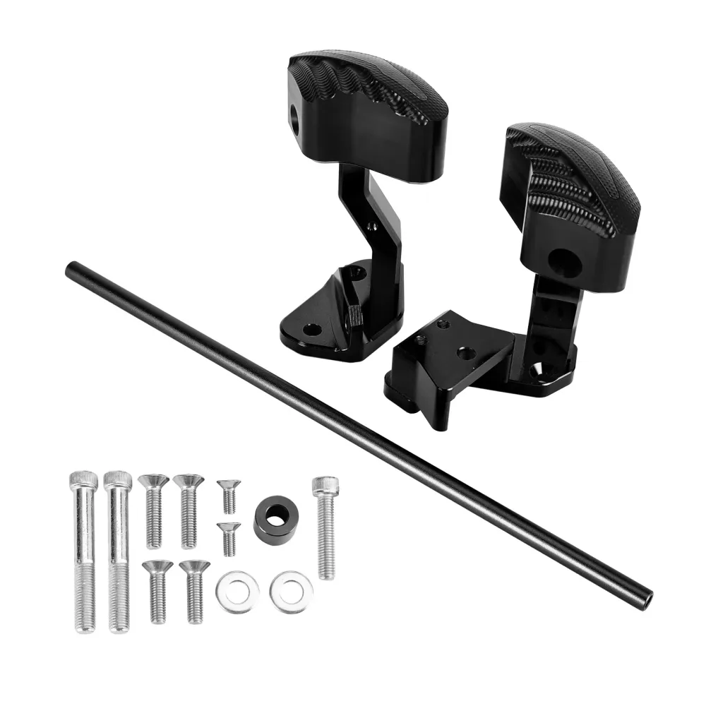 Protector Engine Crash Bunds Pad Slider Black för Suzuki GSXR1300 Hayabusa 21-23 Amotopart