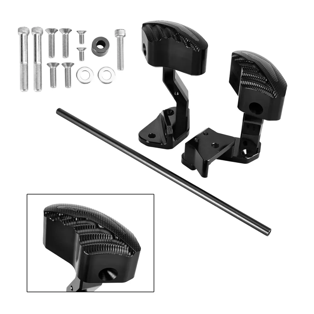 Protector Engine Crash Bunds Pad Slider Black för Suzuki GSXR1300 Hayabusa 21-23 Amotopart