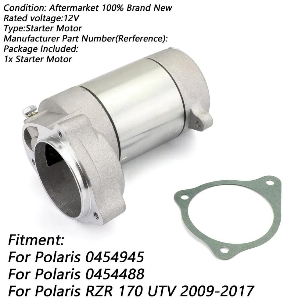 ATV Starter Motor Drive för Polaris Trail Blazer 250 400 244 CC 3085393 3084403 Generisk
