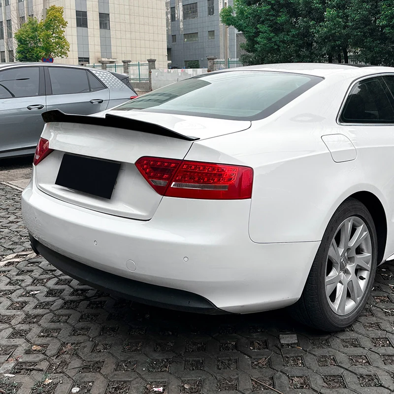 AutoStyle, Bagspoiler i ABS - Glossy Sort - Passer til Audi A5 (8T) Coupe/Cabrio 2007-2016