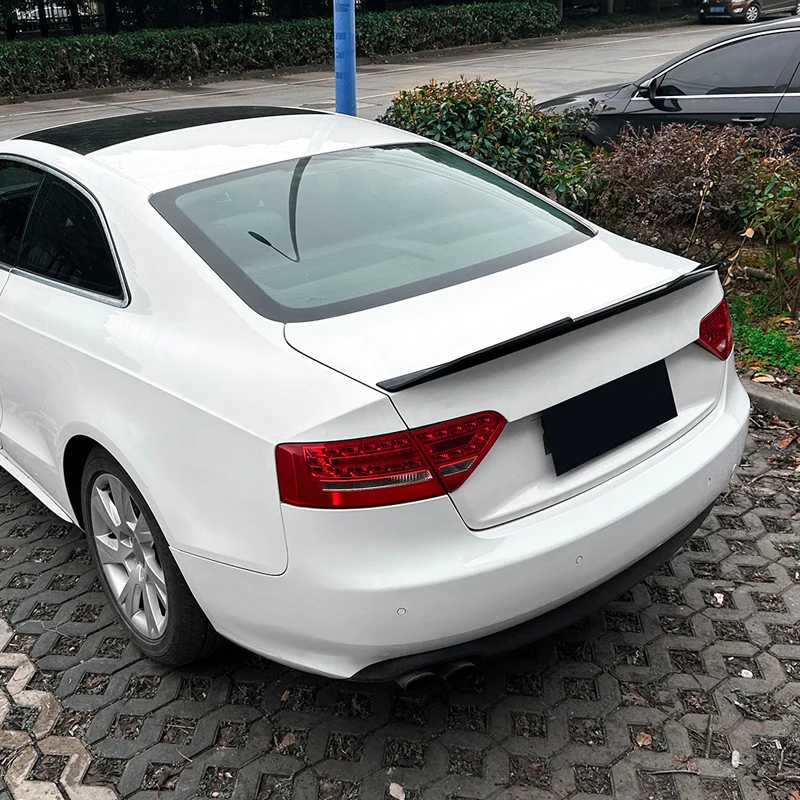 AutoStyle, Bagspoiler i ABS - Glossy Sort - Passer til Audi A5 (8T) Coupe/Cabrio 2007-2016