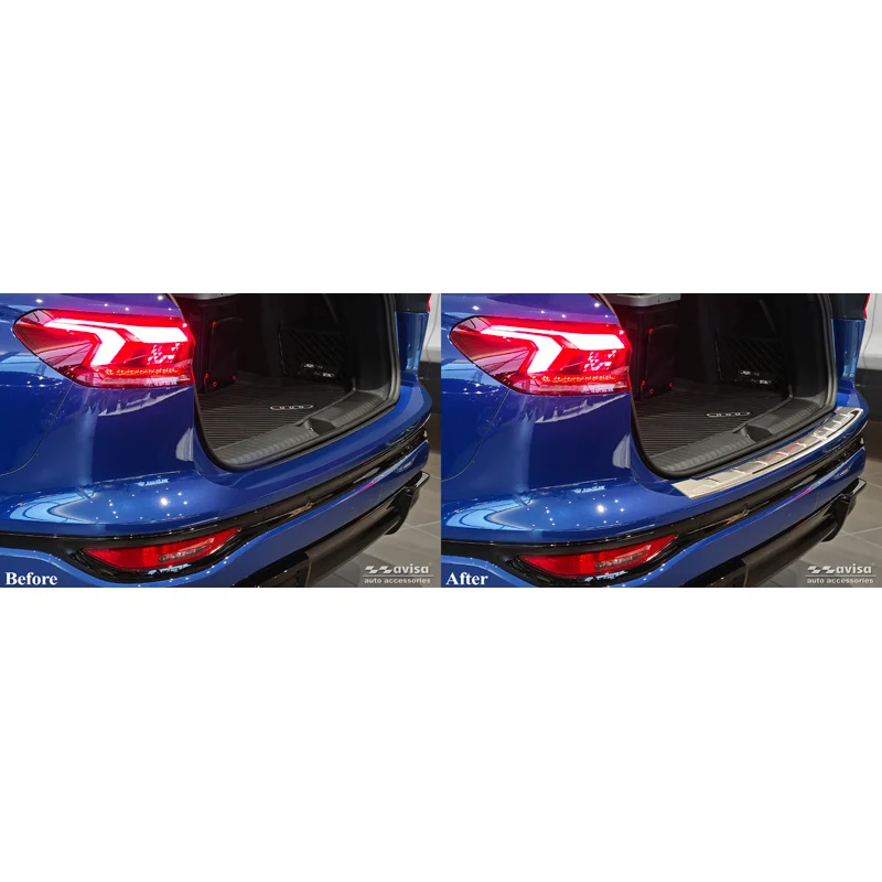 Avisa, Bagkofanger beskytter, Rustfritstål, Passer til Audi Q6 e-tron 2024, 'Shadow Premium'