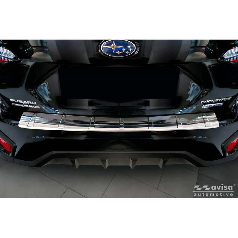 Avisa, Bagkofangerbeskytter, Rustfritstål, Passer til Subaru Crosstrek III 2023 - 'Ribs'