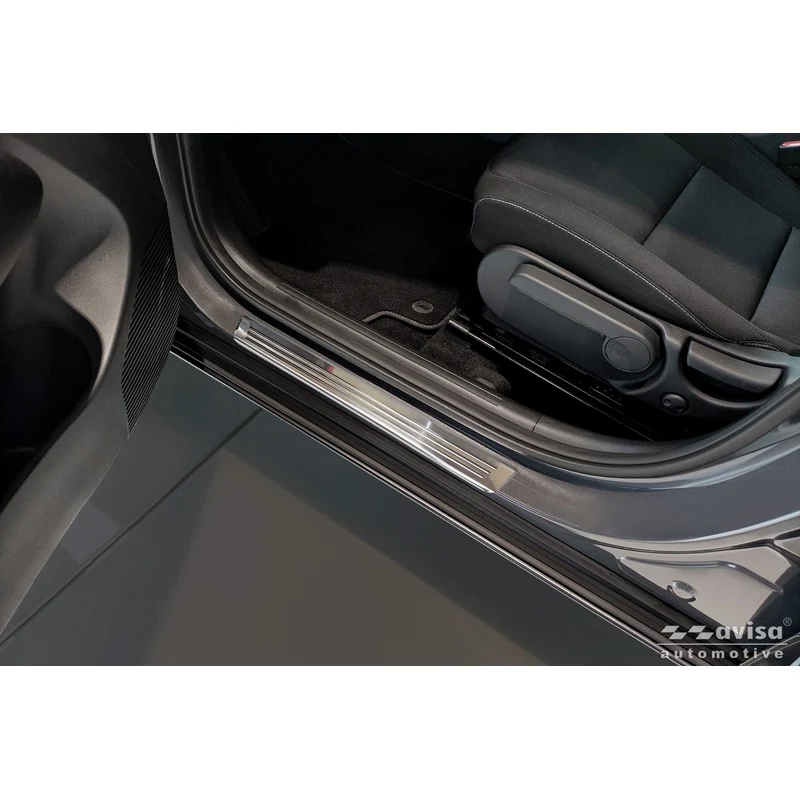 Avisa, Trinbeskyttere, Rustfrit stål, Passer til Hyundai Kona II / MG 3 / MG ZS II - 4 dele