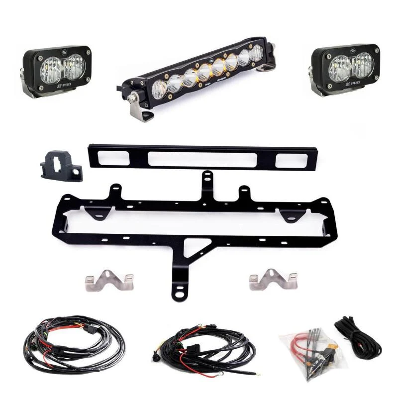 Baja Designs 2024+ Toyota Tacoma S8 Series 10in Grille Conversion Light Kit