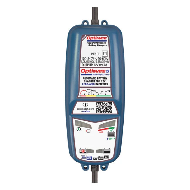 Batteriladdare TecMate Optimate 5 12V Start-Stop & Deep Cycle