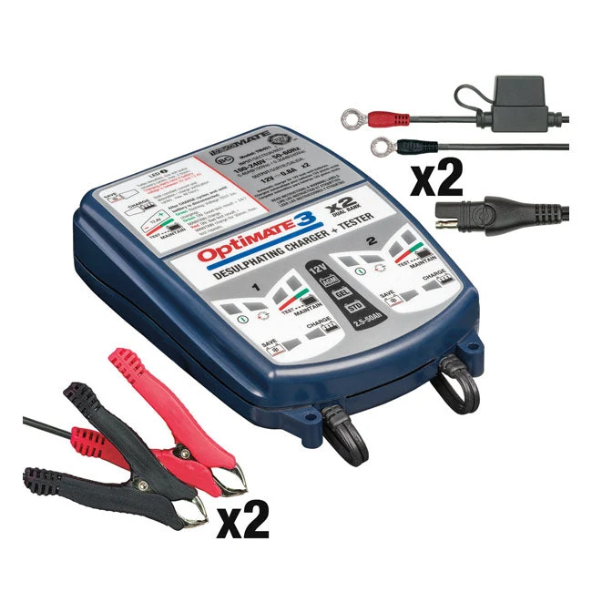 Batteriladdare TecMate Optimate 3 x 2-bank 12V