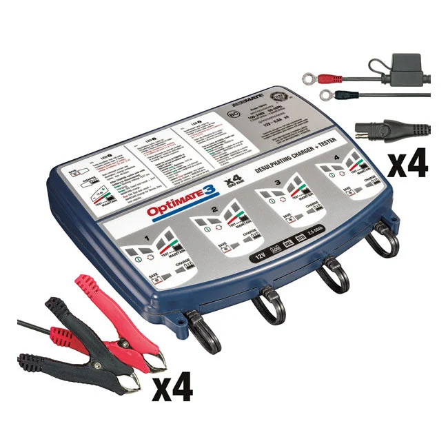 Batteriladdare TecMate Optimate 3 x 4-bank 12V