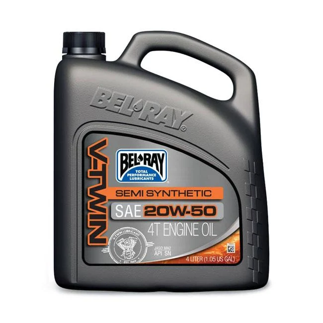 Bel-Ray V-Twin Motorolja Delsyntet 20W-50 4L