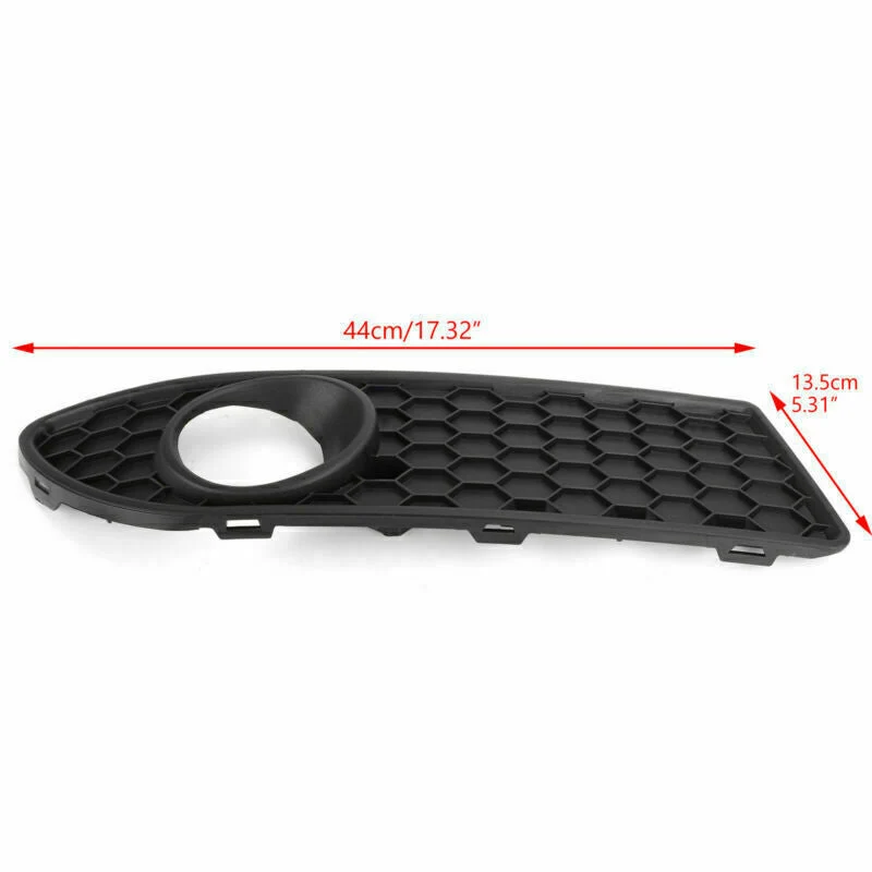 Black Center Polo GTI Front VW Lower 9N3 Grille Bumper Grill 2005-2009 Fog Generic