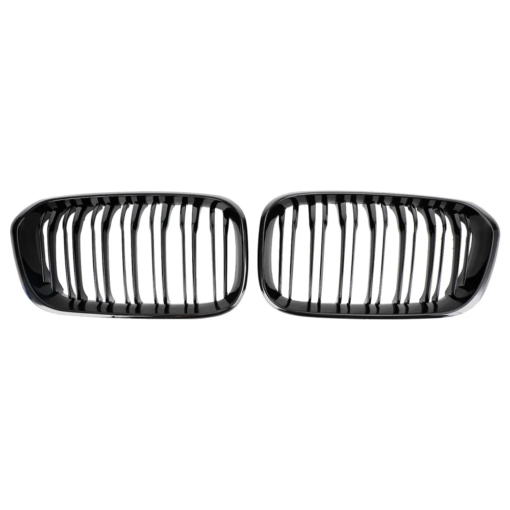 BMW 1-serie 2015-2017 F20 F21 Glanssvart dubbelfront njurgrill