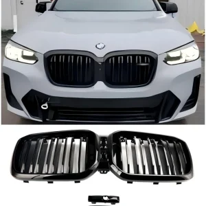 BMW X3 X4 G01 G02 2022 2023 GLOSS Black Front Kidney Grill Grill