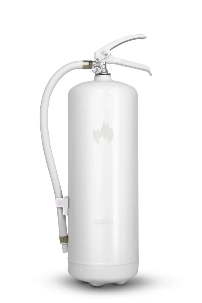 Brandsläckare,Design Housegard, 6 kg pulver PE6HRA, Vit