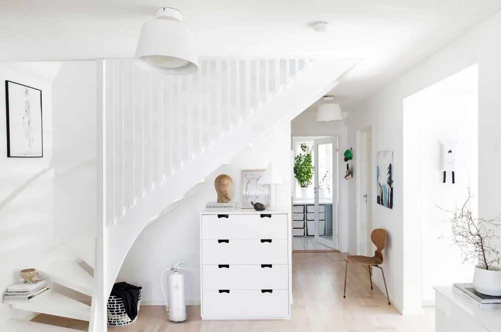 Brandsläckare,Design Housegard, 6 kg pulver PE6HRA, Vit
