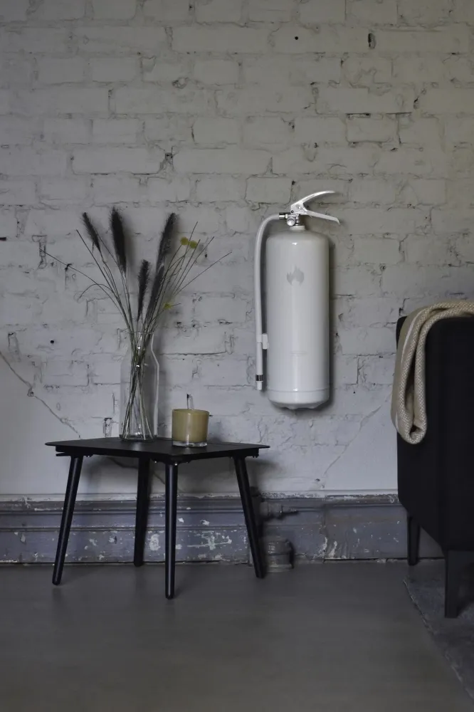 Brandsläckare,Design Housegard, 6 kg pulver PE6HRA, Vit